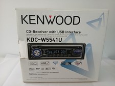 KENWOOD W5541U CD INCAR STEREO WITH USB AUX SUBWOOFER OUTPUT BLUETOOTH BOXED-MIB