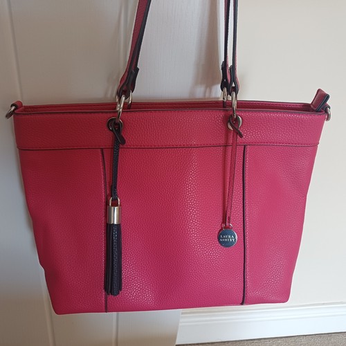 Laura ashley coral red faux - laura,