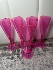 Set of 5 Pink Heart Rim
