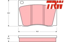 FRONT BRAKE PAD SET DISC BRAKE