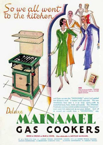 Mainnamel gas cooker vintage - gas,