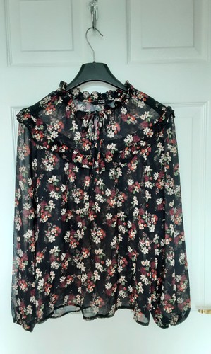 Chiffon floral blouse gypsy - chiffon,