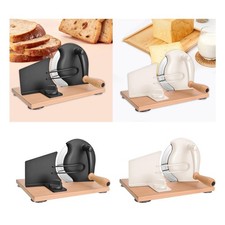 Rotary Bread Slicer with Suction Cup Adjustable Thickness for Restaurant