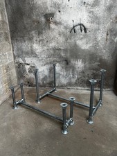 Galvanised table bench legs - bench,