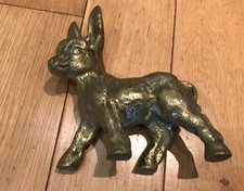 Vintage Heavy Brass  Donkey