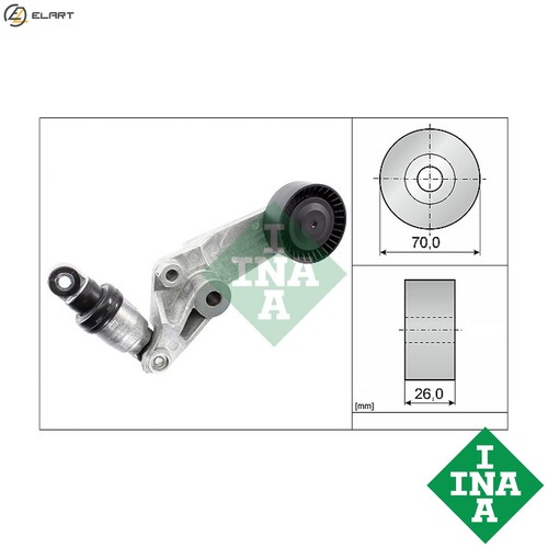 Tensioner lever vribbed belt - vribbed,
