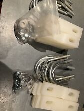 10pcs Steel U BOLT M12 with Back Plate Washes Nuts