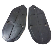 FMQ02 SET OF FOOT PLATES PLASTIC BLACK FOR MINI QUAD BIKES QUADARD 49CC