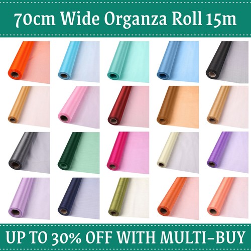 70cm 15m organza - x, fabric