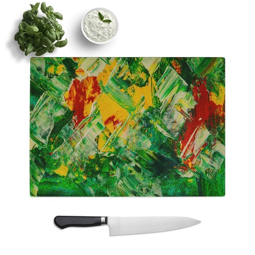 Abstract art glass chopping - abstract,