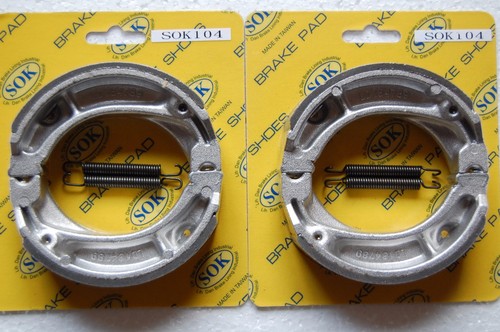 Front rear brake shoes springs - front&rear, shoes+springs