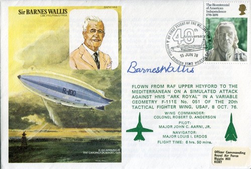 Ww2 raf cover - signed, by