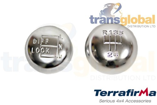 Aluminium gear knob - set, for