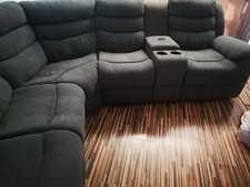 Very Large Corner Sofa  gray