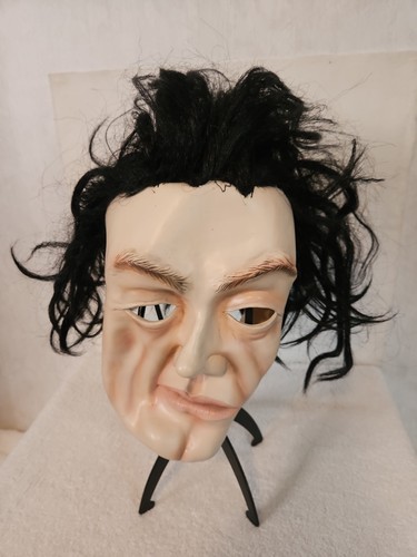 Vtg halloween latex mask long - halloween,