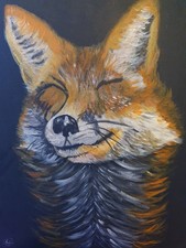 Original Acrylic FOX Painting