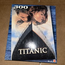 Titanic Movie Poster  300 Piece Jigsaw by Mattel Unchecked SEE BIO