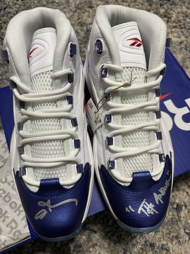 Allen iverson signed inscribed - iverson, signed/inscribed