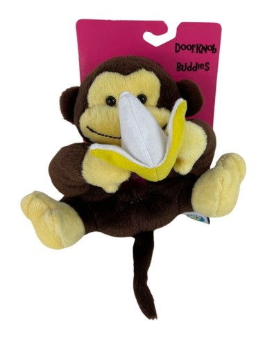 Doorknob buddies monkey - doorknob,