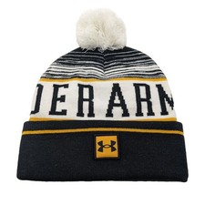 UNDER ARMOUR UA Halftime Turn Up Pom Bobble Beanie Winter Hat