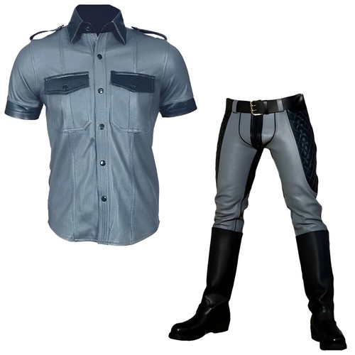 Real leather police uniform - real,