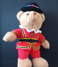 Keel Toys Beefeater / Guard Bear Plush Teddy – Used Soft Toy Collectible Gift