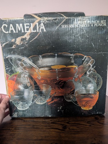 Vintage punch bowl with