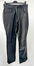 Black Genuine Leather Trousers