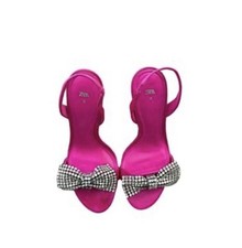 NWT Zara Hot Pink  Satin