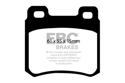 Ebc greenstuff rear brake - ebc,