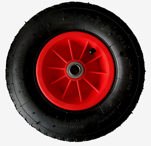 Red pneumatic sack truck - 12",