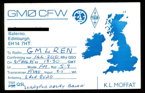 Qsl card radio scotland - 1,