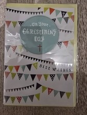 Christening day card; studio