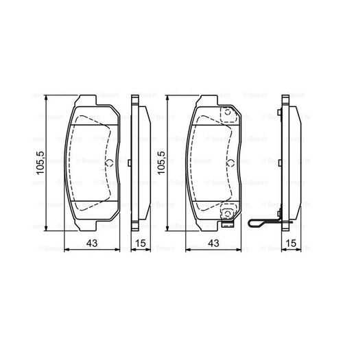 Brake pads set for suzuki - brake,