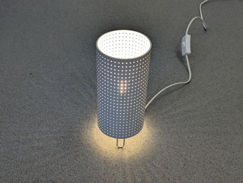 Retro white metal mesh tubular - retro,