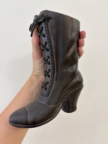Vintage large victorian boot - vintage,