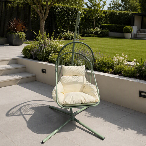 Capri hanging egg chair steel - chair,