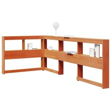 Bookcase Headboard L-Shaped