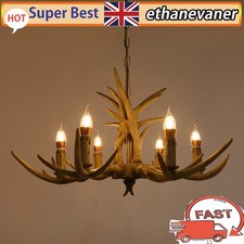 Antler resin chandelier head - antler,