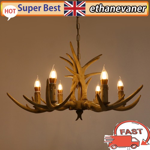 Antler resin chandelier head - chandelier,