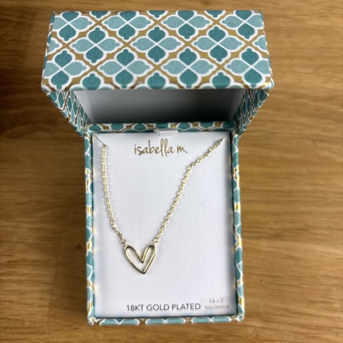 Isabella necklace with - necklace, heart