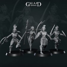 4x Amazonian Warrior Woman