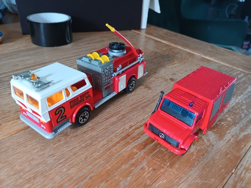 Vintage diecast majorette fire - vintage,