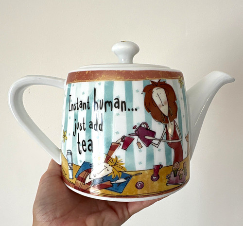Ceramic novelty tea pot lid - novelty,