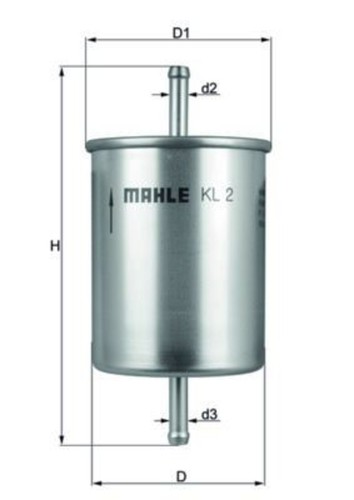 Mahle fuel filter for - filter, audi
