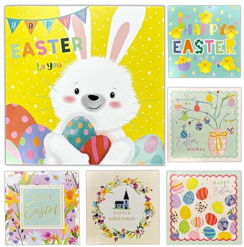 Pcs easter cards - 8, cute