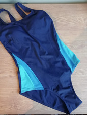 Vintage BHS Swimsuit Blue One