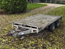 Ifor Williams 12ft Flatbed Trailer Twin Axle
