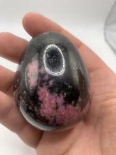 Large Pink Rhodonite Crystal Big Egg Love Emotional Healing Heart Chakra  290g