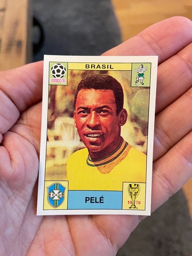 Panini pele sticker 1970 - panini, fifa